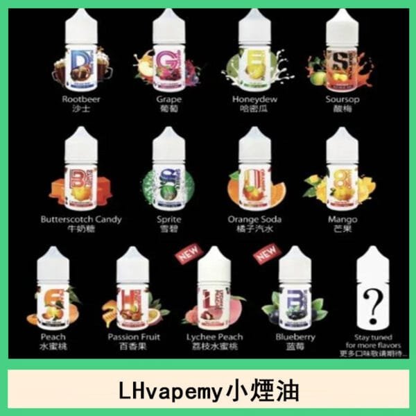 LHvapemy馬來西亞主機小煙油30ml